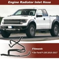 thumbnail image 3 of Manguera de agua del calentador HVAC Unique Bargains para Ford F-150 2015-2017, manguera del conector del radiador HVAC No.FL3Z18472K/160553, 3 of 7