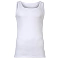 thumbnail image 2 of bugatti men's vests, 3-pack - fine rib, cotton, single-coloured White M (Medium), 2 of 3