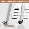 thumbnail image 3 of Cambiador para Bebe, Ajustable en 4 Alturas, Estación de Cambio de Pañales Impermeable Plegable, Bañera para Bebé con Termómetro, Canasta de Almacenamiento, 360°Ruedas, 85 * 54 * 93cm, 3 of 9