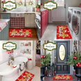 thumbnail image 6 of Candy Gingerbread Christmas Doormat, Christmas Decorations for Home Entrance Rug Decorative Welcome Door Mat Winter Xmas Decor for Home Indoor Outdoor 17 x 30 Inch (Gingerbread), 6 of 6