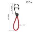 thumbnail image 2 of Unique Bargains 6 Inch Elastic Cords with Hook Fixed Straps for Camping Tent Canopy Red 10 Pack, 2 of 5