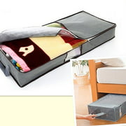 Visland Zipped Clothes Duvet Clothing Pillow Under Bed Handle Storage Organizer Bag