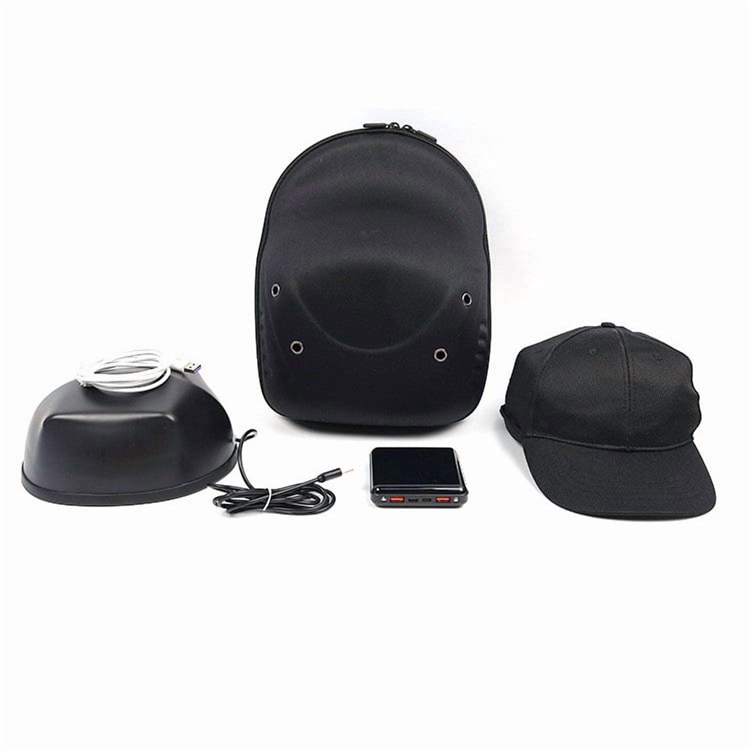 Wearable Red Light Cap for Scalp Care, Hands-Free Wellness Device with Timed Sessions for At-Home Relaxation, USB Rechargeable, for Men and Women