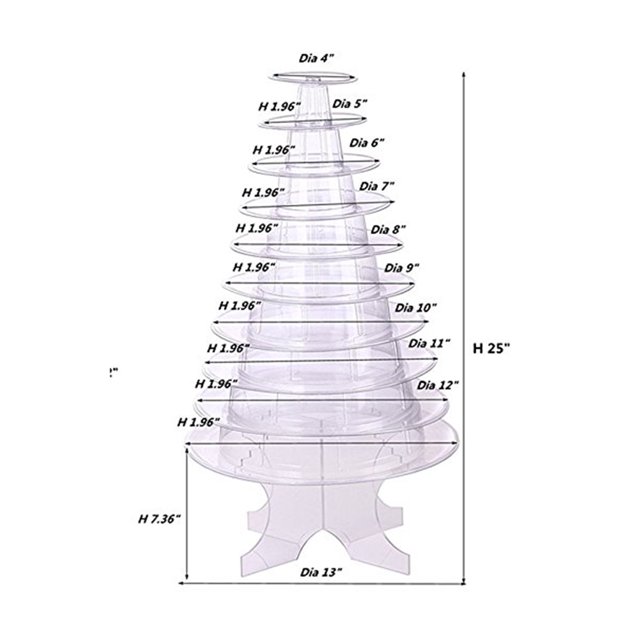 10 Tier Macaron Tower Macaron Stand for French Macarons Supplies Party