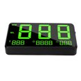 thumbnail image 4 of Universal Digital Car HUD Display, Safe Plug and Play Fatigue Driving Warning Green Light GPS Speedometer High Accuracy  for Car for Bike, 4 of 7