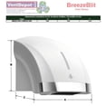 thumbnail image 4 of Secador de Pared para Manos BreezeBlitz 3Pzas Con Sensor 20cm 1800W 110V 60Hz 8A Tiempo de Secado 12 a 15 seg, 4 of 7