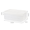 thumbnail image 5 of Mosey Food Storage Box with Lid Food Grade Large Capacity BPA Free Non-Stick Frozen-Dumpling Storage Case Fridge Food Container, 5 of 7