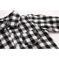 thumbnail image 4 of DHFJKG Newborn Baby Plaid Shirt Bodysuit Romper Boys Girls Long Sleeve Turndown Collar Clothes Gentleman Suit Outfits Cozy Onesies, 4 of 9