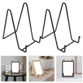 thumbnail image 4 of Metal Frame Stand for Display 2Pcs Heavy Duty Black Easel Photo Holder, 4 of 5