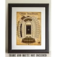 thumbnail image 2 of Ohio Stadium Football Seating Chart Art Print - 11x14 Unframed Art Print - Great Sports Bar Decor and Gift for Football Fans, 2 of 6