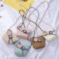 thumbnail image 4 of Qarigey Conjuntos de sombreros y bolsos de paja de 2 piezas, accesorios de verano para niñas, conjunto de bolso y sombrero para niñas de Bolsas de mensajero y de hombro caqui, 4 of 6