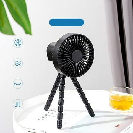 

Tripod Fan Portable with Flexible Tripod 3 Speed Cooling Desk Fan