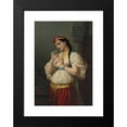 thumbnail image 2 of Émile Vernet-Lecomte 11x14 Black Modern Framed Museum Art Print Titled - Aimee, a Young Egyptian (1869), 2 of 5