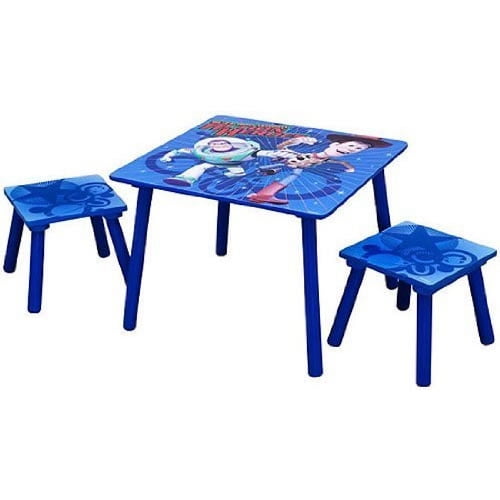 Disney Toy Story Table and 2 Stools Set
