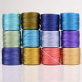 thumbnail image 5 of The Beadsmith S-Lon Bead Cord – .5 mm Nylon Cord, 12-Pack, Sand & Sea Mix, TEX210, 77 Yards, 5 of 8