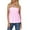Pink, variant on Vmvidoty Women's Tube Tops Ruffle Hem Sleeveless Peplum Bandeau Strappy Cami Tank Top Light Blue S