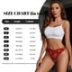 thumbnail image 5 of Balery Gingerbread Man Tangas de Algodón para Mujer con Estampado – Ropa Interior Sexy, Transpirable, G-string-Small, 5 of 6