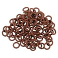 thumbnail image 1 of Universal O Ring Seal Gasket, Orings Seal Washer Replacement for Plumbing Repair for Cars Trucks, 8mm ID x 2.5mm CS, FKM Rubber, Brown, 100pcs, 1 of 6