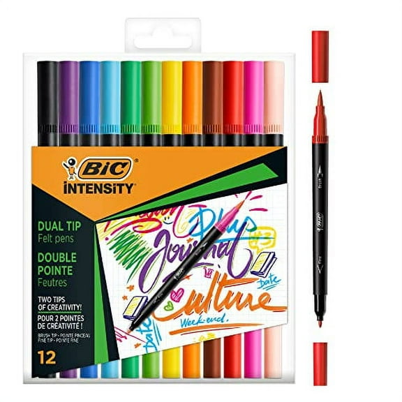 BIC Dual Markers Box of 12 Units, 989695