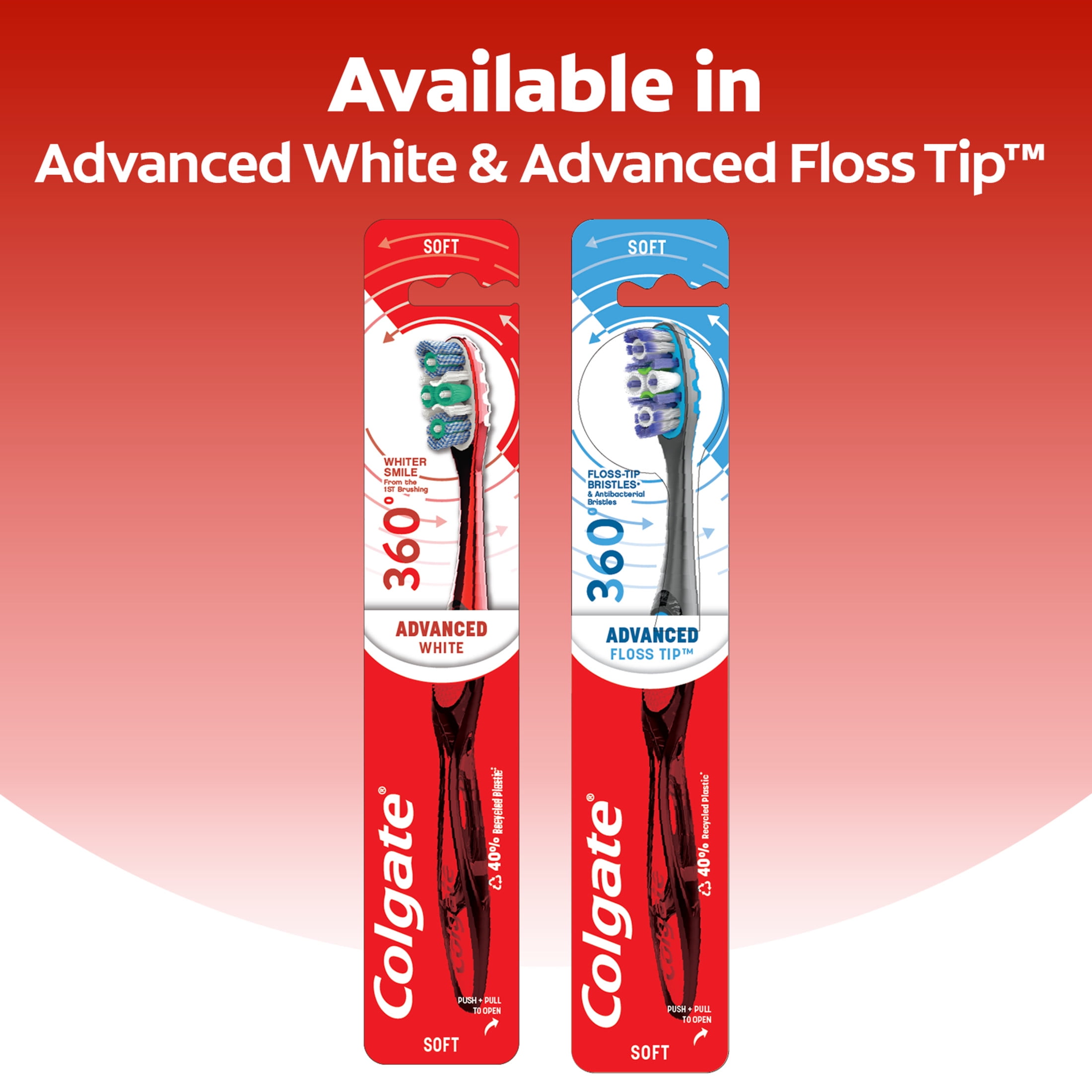 Colgate 360 Advanced Optic White Adult Manual Toothbrush Colgate 360 Advanced Optic White Adult Manual Toothbrush
