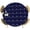 Blue, variant on Round Table Cover 36-44 Inch Navy Blue Golf Waterproof Reusable Table Cloth Round Fitted Vinyl Tablecloth with Elastic Edged for Parties Outdoors, Minimalist Sports Golf Balls