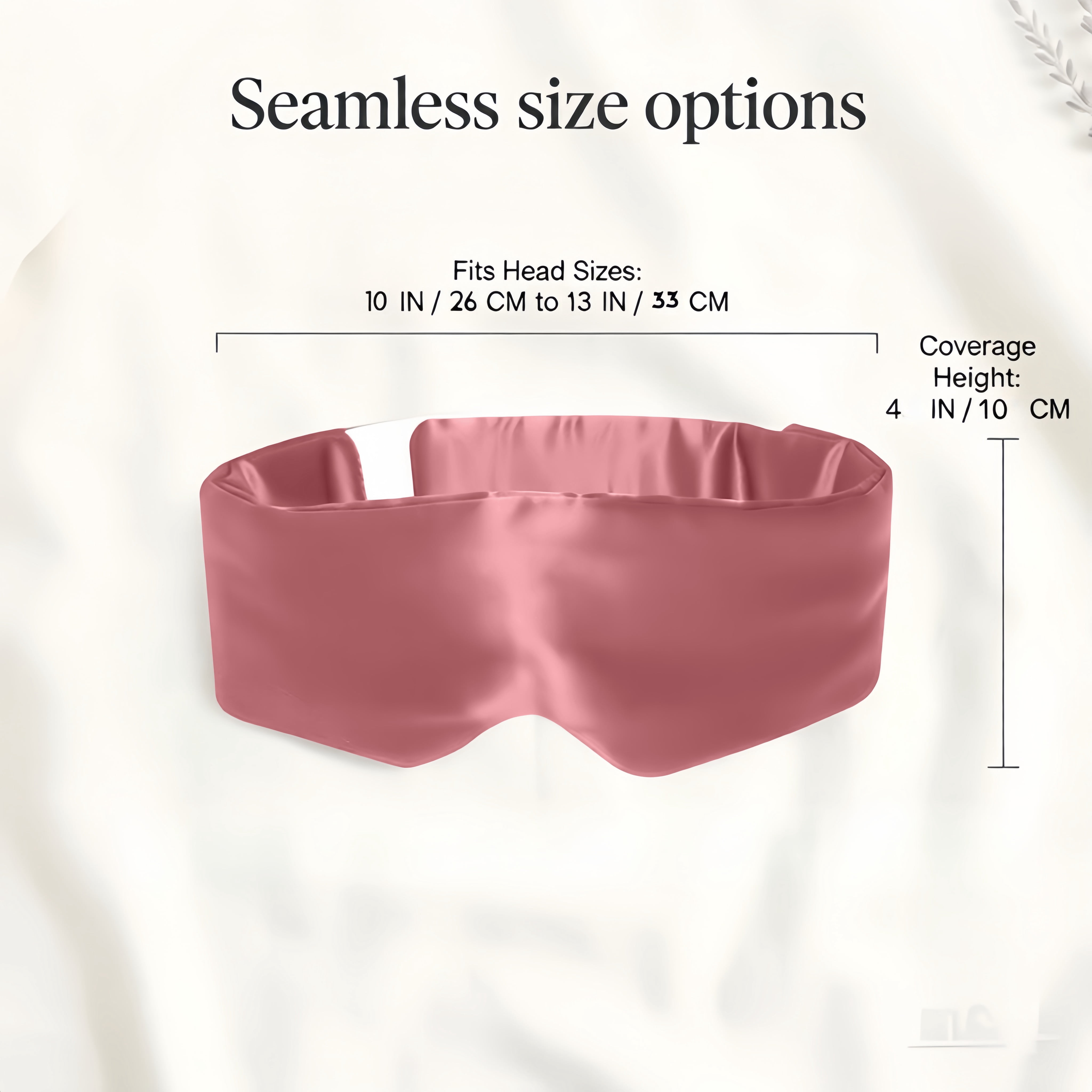 FACEMOON 100% Mulberry Silk Mask for Side Sleepers, Padded, Face-Hugging, Adjustable