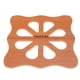 thumbnail image 2 of Posavasos de madera hueca para cocina, estera de aislamiento térmico antiescaldado gruesa, estera antideslizante para cuenco y olla, 2 of 2