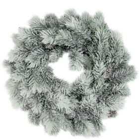 9 8 Snowflakes And Berries Winter Foliage Mini Christmas Wreath Unlit Walmart Com Walmart Com