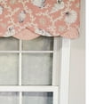 thumbnail image 3 of RLF Home Luxurious Modern Design Classic Windamar Petticoat Style Window Valance 50" x 15" Coral, 3 of 4