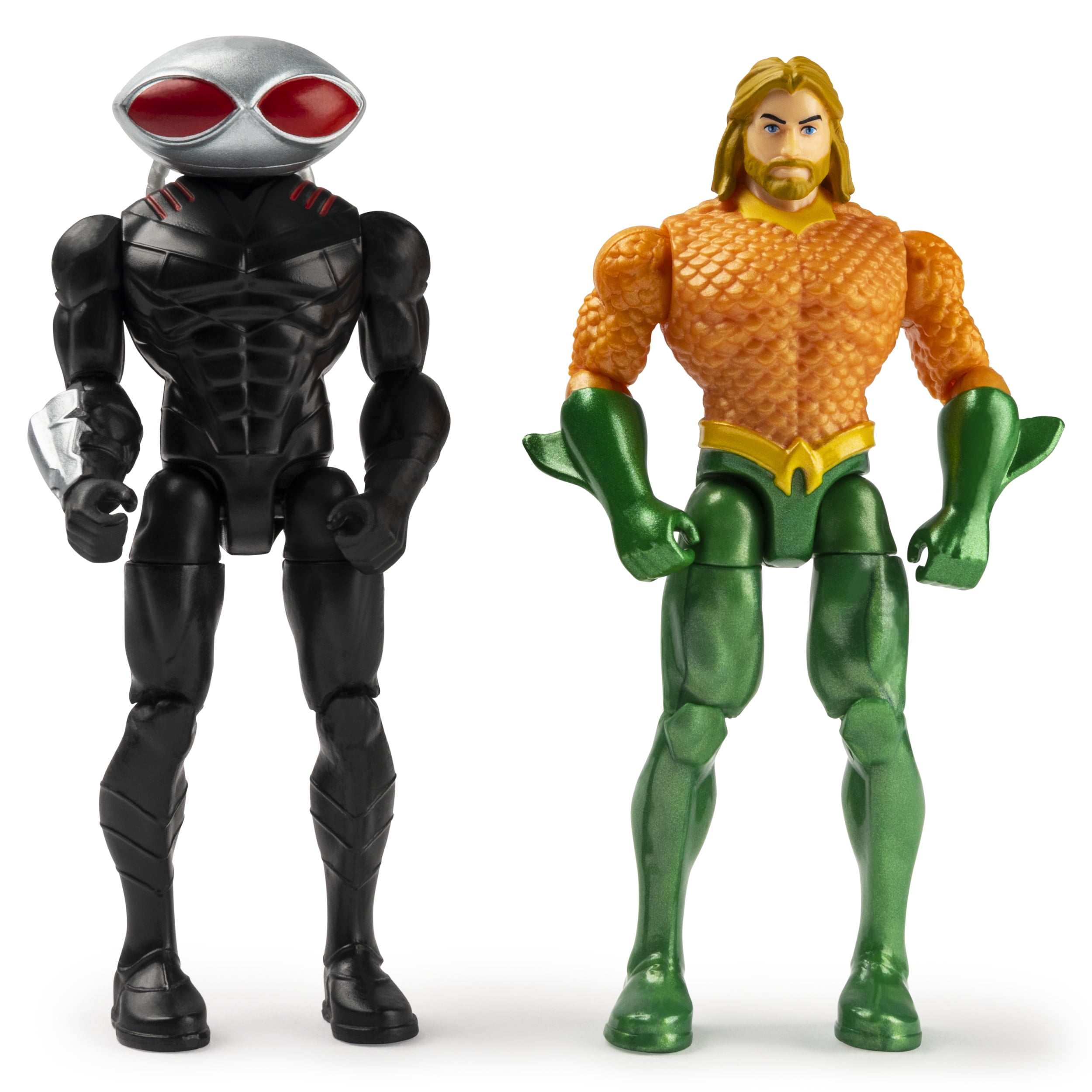 DC Comics 4-Inch Aquaman vs. Black Manta Action Figure 2-Pack with 6