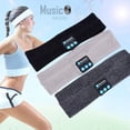 thumbnail image 3 of Auriculares Bluetooth para dormir, diadema deportiva inalámbrica Sinhoon suave y mejorada, con música y reproducción prolongada, con parlantes integrados, perfectos para entrenar, correr y yoga., 3 of 5