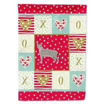 Carolines Treasures CK5608CHF Egyptian Mau Cat Love Flag Canvas House Size Large multicolor