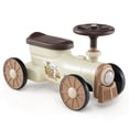 thumbnail image 1 of Costway Voiture Pousse-Pousse à Chevaucher avec Compartiment de Rangement et Bouton Sonore de Sifflet de Train, 1 of 10