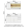 thumbnail image 3 of Cocina Integral Madesa Glamy 160 Cm Blanco, 3 of 11
