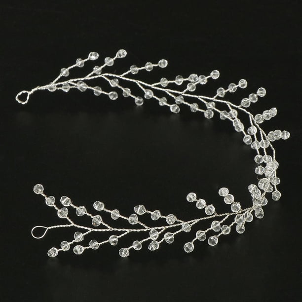 Diadema Nupcial con de de Imitación, Diadema, Tiara, Decoración de Joyería para El Cabello re Soledad Tiara nupcial corona Hairband