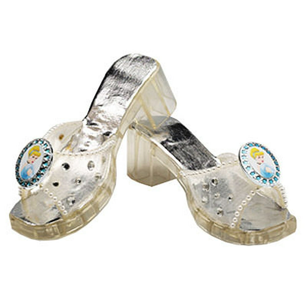 Girls Deluxe Cinderella Costume Jelly Shoes