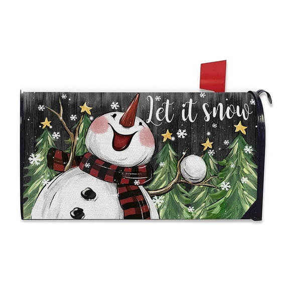 Yuarrent Tamaño estándar de tela para decoración colorida de jardín al aire libre, cubierta impresa de primavera para buzón, impresión Decoración del hogar YTYH2309031