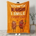 thumbnail image 5 of Funnil Happy Anniversary for Couples Blanket Wedding Anniversary Blanket Gifts for Him Her Wife Husband Men Women, Best Romantic Anniversary Marriage Gift for Girlfriend Boyfriend, 50"x60" Yellow, 5 of 9