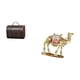 thumbnail image 5 of Organizador de joyas de madera, caja organizadora de escritorio, figurita de camello, decoración moderna, regalo de inauguración de casa, estatua de a, 5 of 8