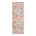 thumbnail image 3 of Unique Loom Nyla Collection Area Rug - Smile (2' x 6' Runner Salmon Pink/Black), 3 of 7