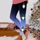 thumbnail image 1 of WILLBEST Leggings de Yoga de Cintura Alta para Mujer, Suaves, Elásticos, con Estampado Navideño Y Bloques de Color, Cómodos Y para Fitness. Chica, 1 of 4