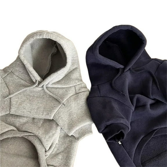 BAIANNAN Winter Hoodie Pet Clothing Dogs Fashion Plush Dog Clothes Costume Small French Bulldog Puppy Clothing Spring Autumn Boy Mascotas