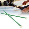thumbnail image 4 of Accessoires de Tambours Maillets, Poignée en Nylon Même Percussion Ensemble de 2 Pcs Maillet pour Performance Vert, 4 of 8