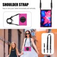 thumbnail image 2 of XYX Case for Lenovo Tab P11 Plus/Tab P11 11.0 inch Released 2021 with 360 Degree Rotating, Hand Strap, Shoulder Strap, Rose, 2 of 7