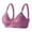 Purple, variant on Utoimkio Sports Bras for Women Womens Plue Size Adjustable Full Coverage Bras No Underwire Cotton Breathable Underwear