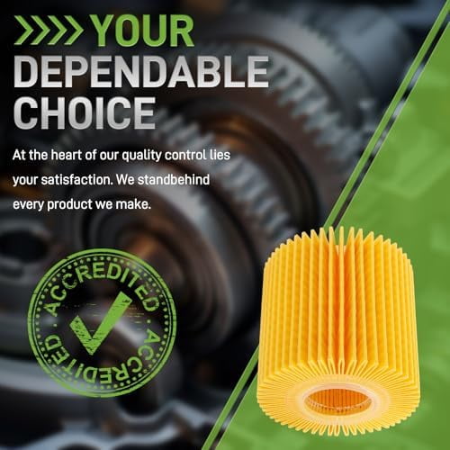 Engine Oil Filter - 6 Pack Compatible with Toyota Camry 2007-2017, Lexus, Scion, RAV4, Highlander$$Vehicle Parts & Accessories
