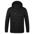 thumbnail image 3 of NSLGXD Heated Jacket for Men and Women Four Control 21 Areas Heated Coat Hooded Heating Warm Jackets Windproof USB Charging Electric Warm Coats, 3 of 5