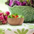 thumbnail image 4 of Minkissy 2 Pcs Bols en Bois pour Salade en Forme Ronde pour Usage Domestique et Repas, 4 of 7