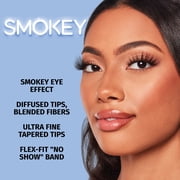 Salon Perfect Soft & Smokey Fake Lashes False Eyelashes, 648, Black, 2 Pairs