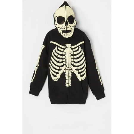 boys skeleton peeper hoodie youth urban graphic